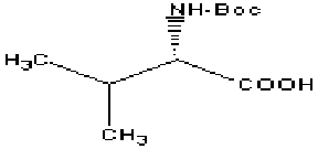 Boc-val-oh [cas nē . 13734 - 41 - 3]